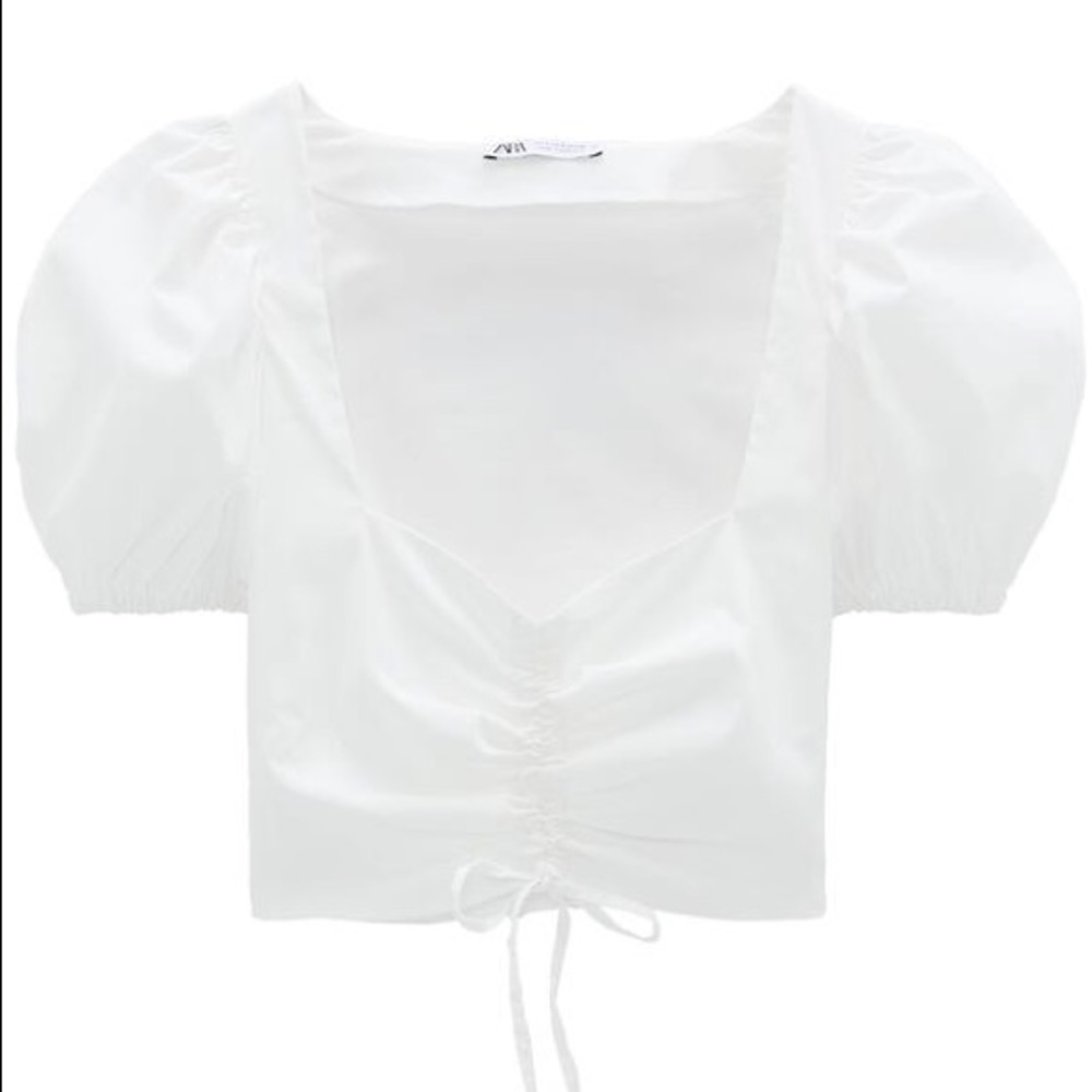 ZARA Puff Sleeve Top